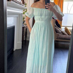 Osmanthus  maxi linen dress Small